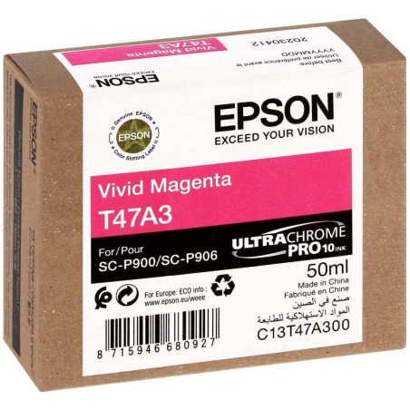 Epson atramentová náplň/ C13T47A300/ Singlepack Magenta/ UltraChrome