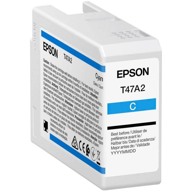 Epson atramentová náplň/ C13T47A200/ Singlepack Cyan/ UltraChrome