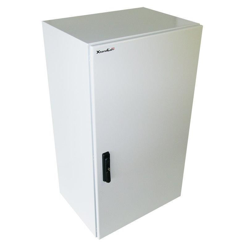 XtendLan Vonkajší rozvádzač pre 19", 20U, hĺbka 600mm, IP55, 3-bodový zámok, sivý