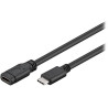 PremiumCord USB-C predlžovací kábel (USB 3.2 generation 1), C/M - C/F, 2m