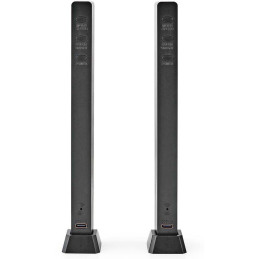 NEDIS LED herní světlo/ napájení z baterie/ pro notebook/ stolní provedení/ RGB/ USB-A/ černé