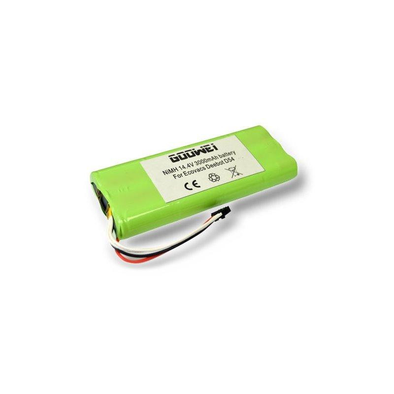 GOOWEI ENERGY Battery Ecovacs Deebot D54, D56, D58, D59 - NiMH 3000 mAh