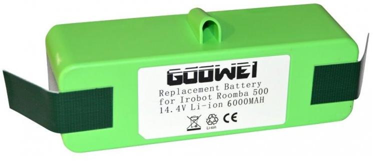 GOOWEI ENERGY Batérie iRobot Roomba 500, 600, 700, 800, 900 – LiION 6000 mAh