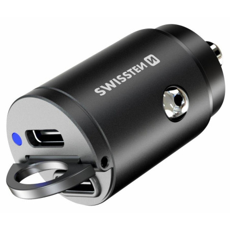 Swissten CL Adapter Power Delivery 2x USB-C 30W Nano schwarz