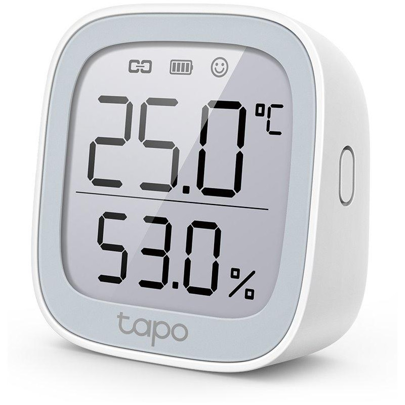 TP-Link Tapo T315, Chytrý teplomer, presné meranie teploty a vlhkosti, vyžaduje Tapo smart hub H100