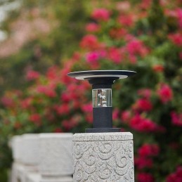 IMMAX NEO LITE BUBBLES SMART solární svítidlo, malý sloupek 17cm, CW/WW+RGB, IP54, BT, TUYA