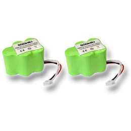 GOOWEI ENERGY Bateria Ecovacs Deebot D62, D66, D73, D76, D77, 3300mAh, zestaw 2 baterii 2x6V