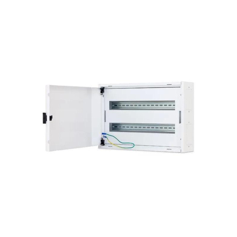 Triton Hybrid power distribution board 333x500x110 mm RAL9003 deep glossy