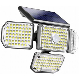 IMMAX CLOVER venkovní solární nástěnné LED osvětlení s PIR čidlem, 5W