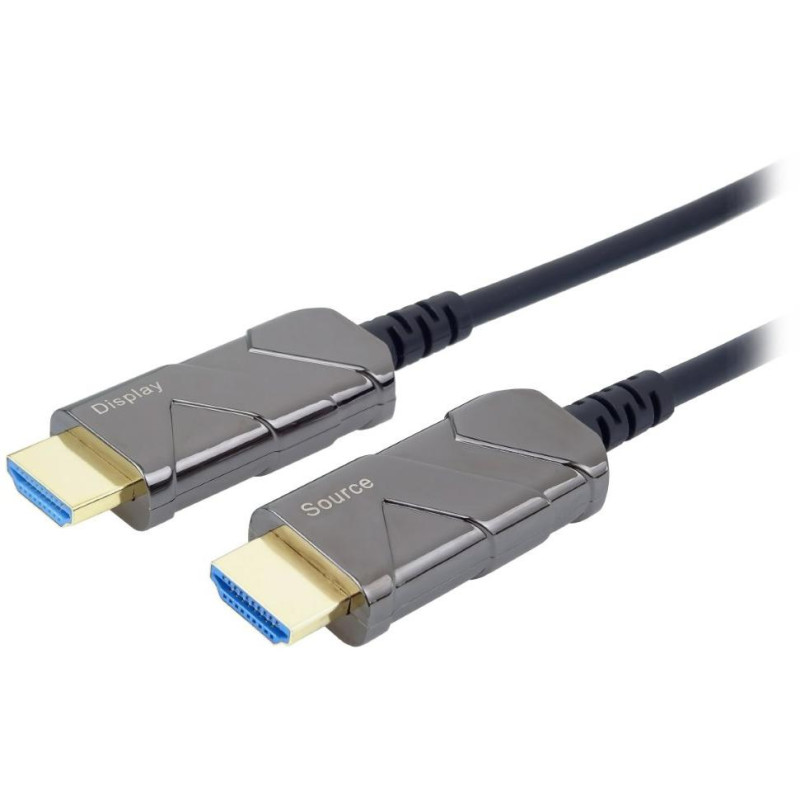 PremiumCord Ultra High Speed HDMI 2.1 optical fiber cable 8K@60Hz, gold-plated 30m