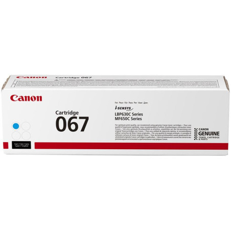 Canon Original Toner 067 Cyan für i-SENSYS MF657Cdw (1250 Seiten)