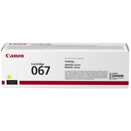 Canon original toner 067 yellow for i-SENSYS MF657Cdw (1250 pages)