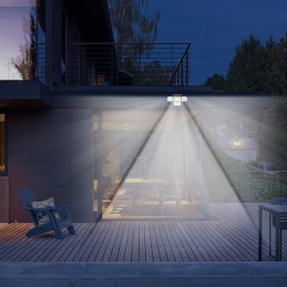 IMMAX CLOVER venkovní solární nástěnné LED osvětlení s PIR čidlem, 5W