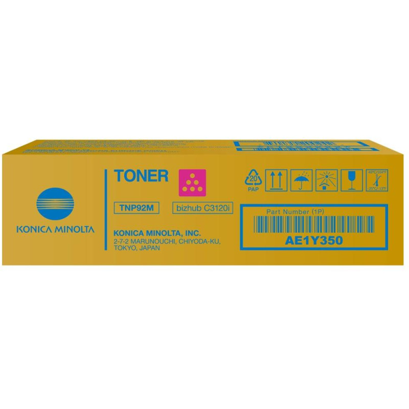 Konica Minolta TNP92M, Toner magenta für bizhub C3120i, 4000 Seiten
