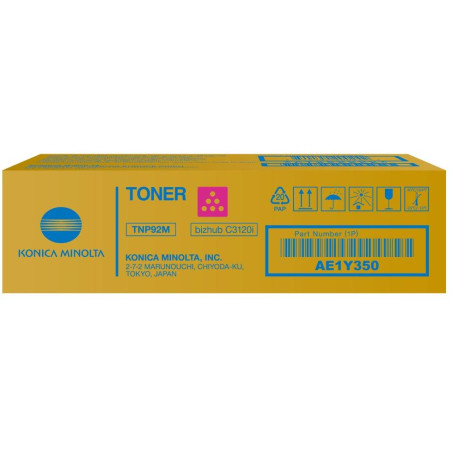 Konica Minolta TNP92M,Toner purpurový pro bizhub C3120i, 4000 stran
