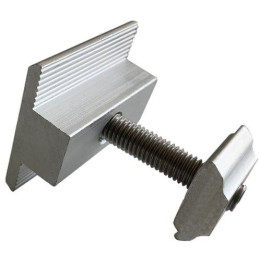 Solarmi SCSD-30 hliníkový strieborný stredový držiak SC solárneho panelu (30 mm)