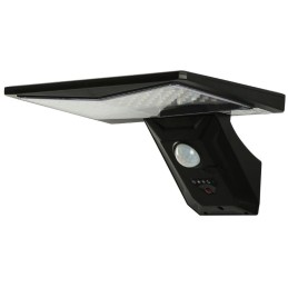 IMMAX WING venkovní solární nástěnné LED osvětlení s PIR čidlem, černé, 4W