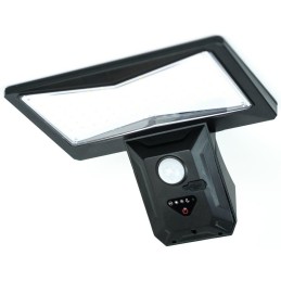 IMMAX WING venkovní solární nástěnné LED osvětlení s PIR čidlem, černé, 4W