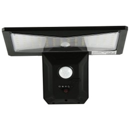 IMMAX WING venkovní solární nástěnné LED osvětlení s PIR čidlem, černé, 4W