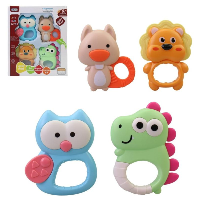 Chrastítko, 4 ks, na baterie