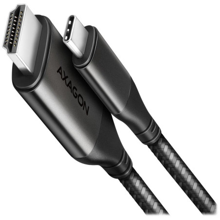 AXAGON cable from USB-C to HDMI version 2.0A / RVC-HI2MC / 4k/60Hz / 1.8m