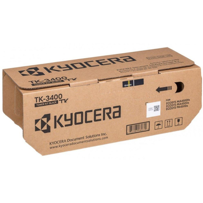 Kyocera toner TK-3400 (čierny, 12500 strán) pre ECOSYS PA4500x/MA4500x/fx