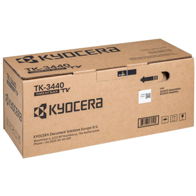 Kyocera Toner TK-3440 (schwarz, 40000 Seiten) für ECOSYS PA6000x, MA6000ifx