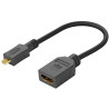 PremiumCord Flexi adapter HDMI Type A female - micro HDMI Type D male for flexible connection