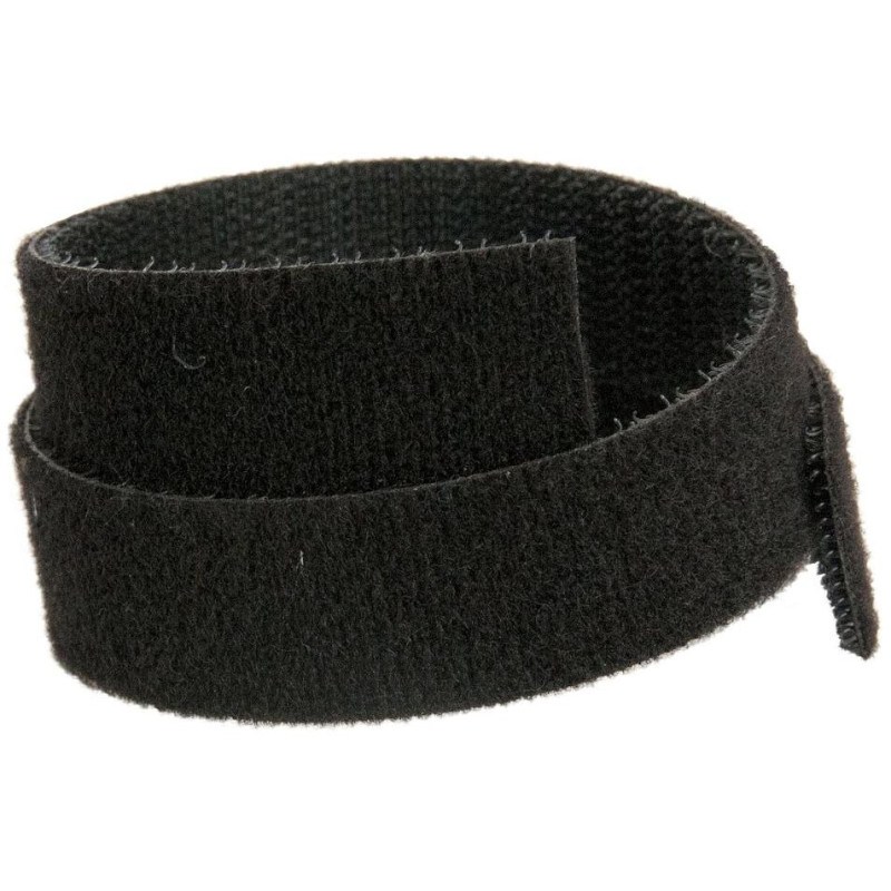 Solarix double-sided Velcro, black, width 20mm, package 25m