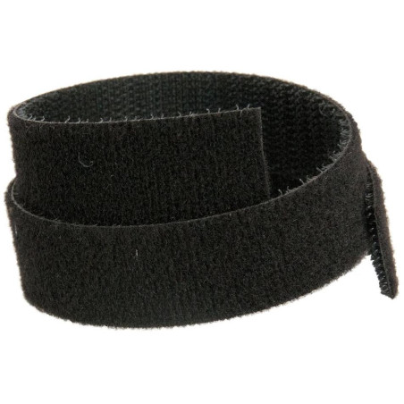 Solarix double-sided Velcro, black, width 20mm, package 25m