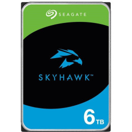 Seagate SkyHawk 6TB HDD / ST6000VX009 / intern 3,5 Zoll / 7200 U/min / SATA III / 256 MB