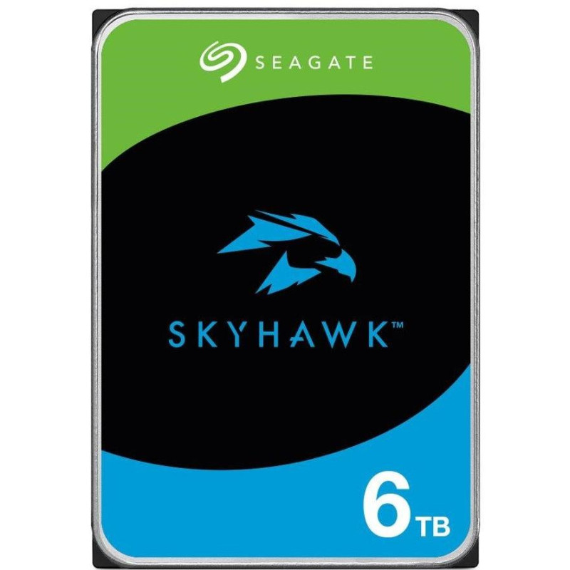 Dysk twardy Seagate SkyHawk 6TB / ST6000VX009 / wewnętrzny 3,5" / 7200 obr./min / SATA III / 256 MB