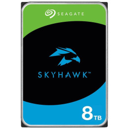 Dysk twardy Seagate SkyHawk 8TB / ST8000VX010 / wewnętrzny 3,5" / 7200 obr./min / SATA III / 256 MB