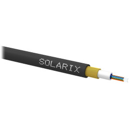 Solarix Zafukovací kabel MINI 04vl 9/125 HDPE Fca černý SXKO-MINI-4-OS-HDPE