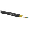 Solarix Zafukovací kábel MINI 04vl 9/125 HDPE Fca čierny SXKO-MINI-4-OS-HDPE
