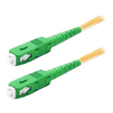 XtendLan LWL-Patch SC/APC-SC/APC 2m 9/125, simplex, ultraflexibel G.657.A1, LS0H, Durchmesser 2mm, kurzer Auslass