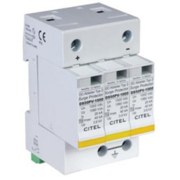Solarmi DS50PVS-1000DE surge arrester, 1000Vdc, CE