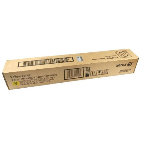 Xerox Original Toner 006R01518, gelb, 15000 Seiten, Xerox WorkCentre 7525, 7530, O