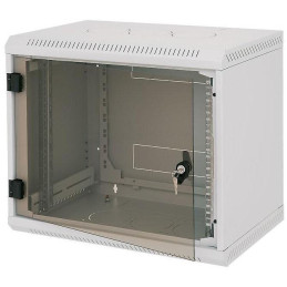 Triton 19' Einzel-Rack 15HE/500mm Lüfteraussparung RAL7035, grau