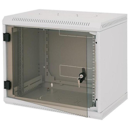 Triton 19' single-piece rack 15U/500mm fan knockout RAL7035, gray