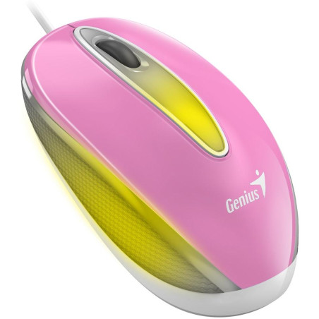 GENIUS DX-Mini Sakura Różowy/ przewodowy/ 1000 dpi/ USB/ różowy/ RGB LED