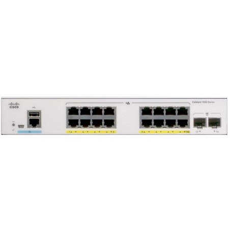 Cisco Catalyst C1000-16P-E-2G-L 16x10/100/1000, 2xSFP, PoE