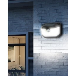 IMMAX SIDE venkovní solární nástěnné LED osvětlení s PIR čidlem, 4W