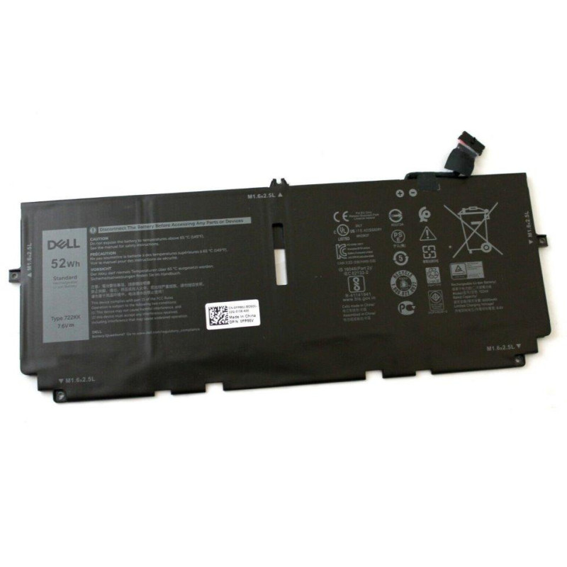 DELL battery/ 4-cell/ 52 Wh/ for XPS 9300,9310