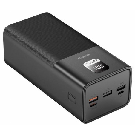 SWISSTEN POWER LINE POWER BANK 40000 mAh 100W POWER DELIVERY SCHWARZ