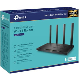 TP-Link Archer AX12 AX1500 router / 1x GWAN / 3x GLAN / 802.11a/b/g/n/ac/ax / Wi-Fi 6