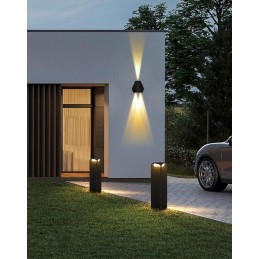 IMMAX WALL-2 venkovní solární nástěnné LED osvětlení se světelným čidlem, 2W