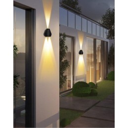 IMMAX WALL-2 venkovní solární nástěnné LED osvětlení se světelným čidlem, 2W