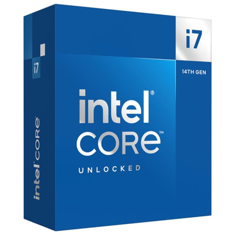 INTEL Core i7-14700K / Raptor Lake R / LGA1700 / max. 5,6 GHz / 8P+12E/28T / 33 MB / 125 W TDP / UHD 770 / BOX ohne Kühler