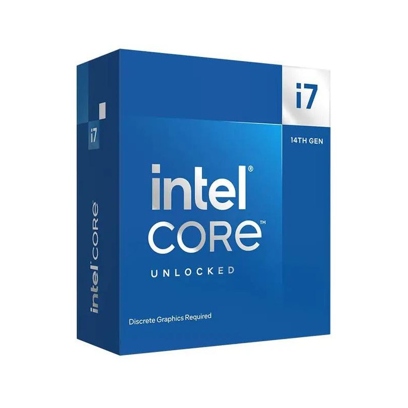 INTEL Core i7-14700KF / Raptor Lake R / LGA1700 / max. 5.6GHz / 8P+12E/28T / 33MB / 125W TDP / without VGA / BOX without cooler